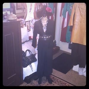 1900's Vintage Black Dress